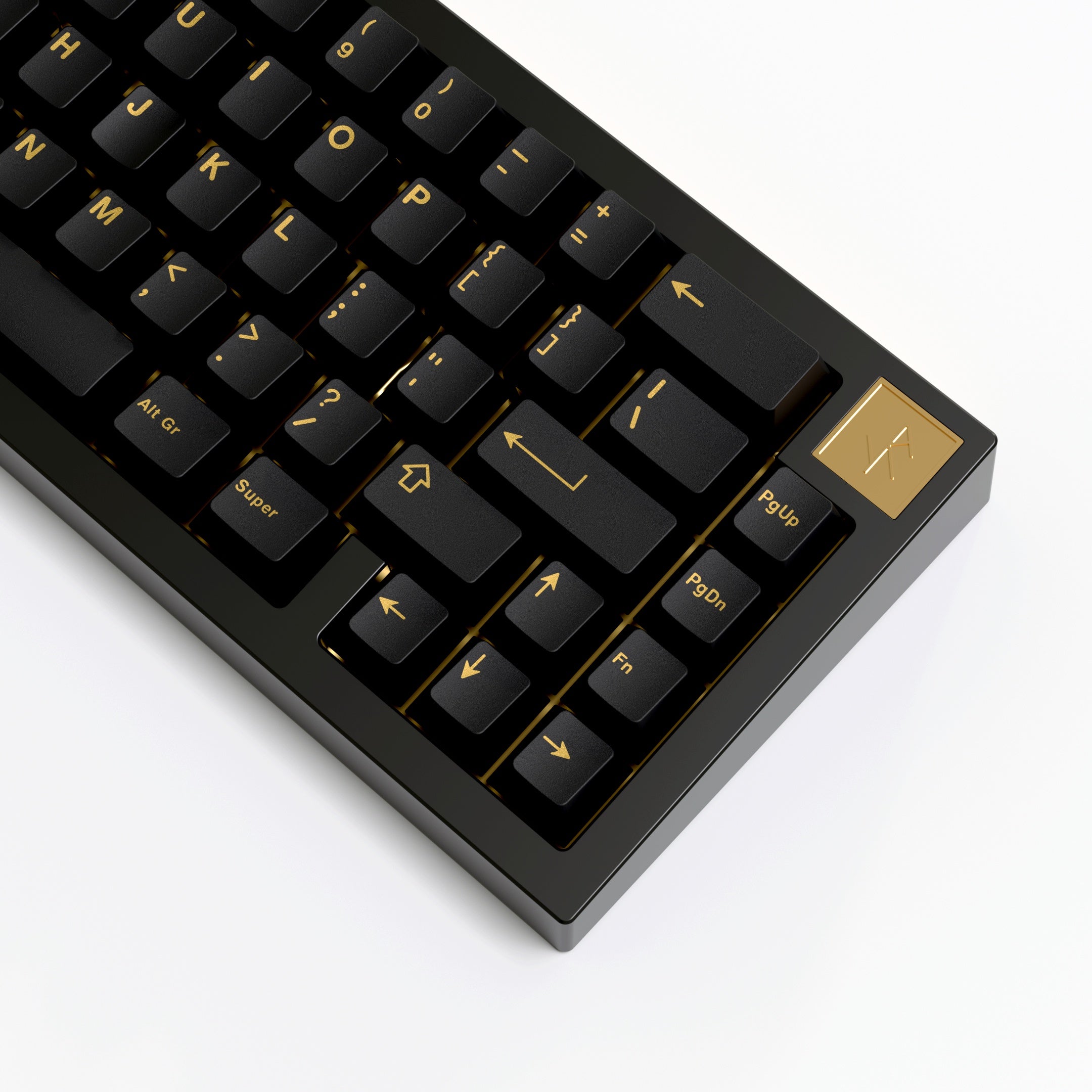GMK CYL Black and Gold Keycaps