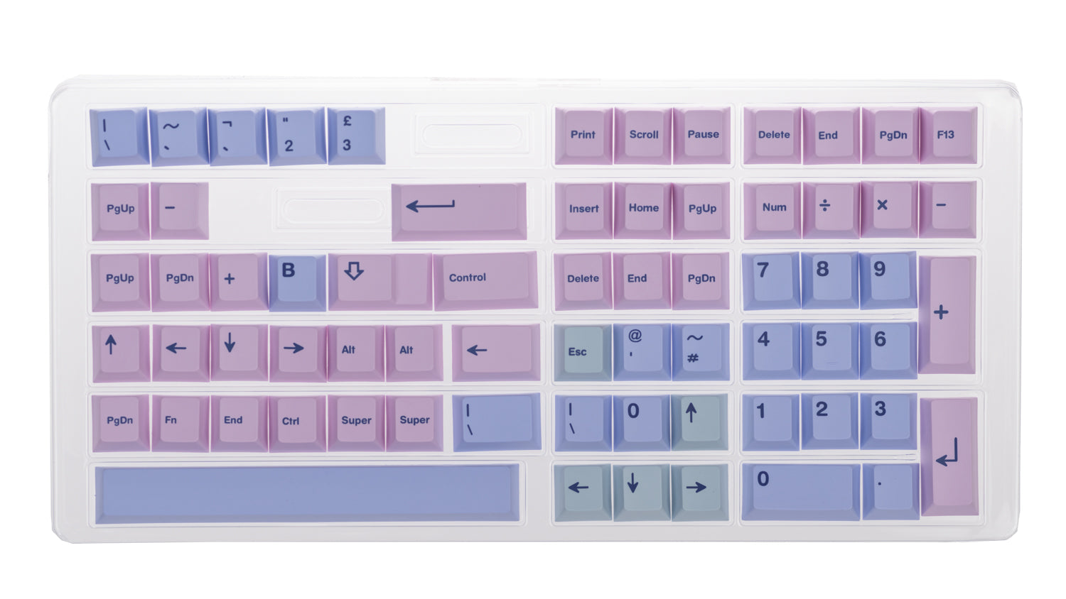 NicePBT Hydrangea Keycaps