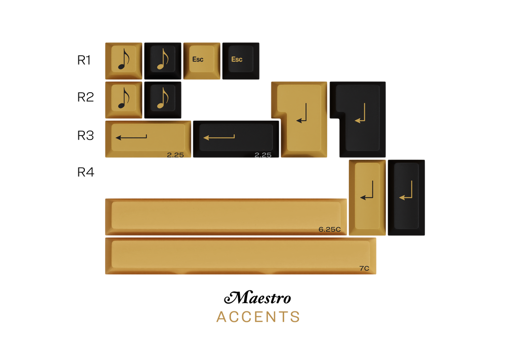 GMK Maestro Keycaps
