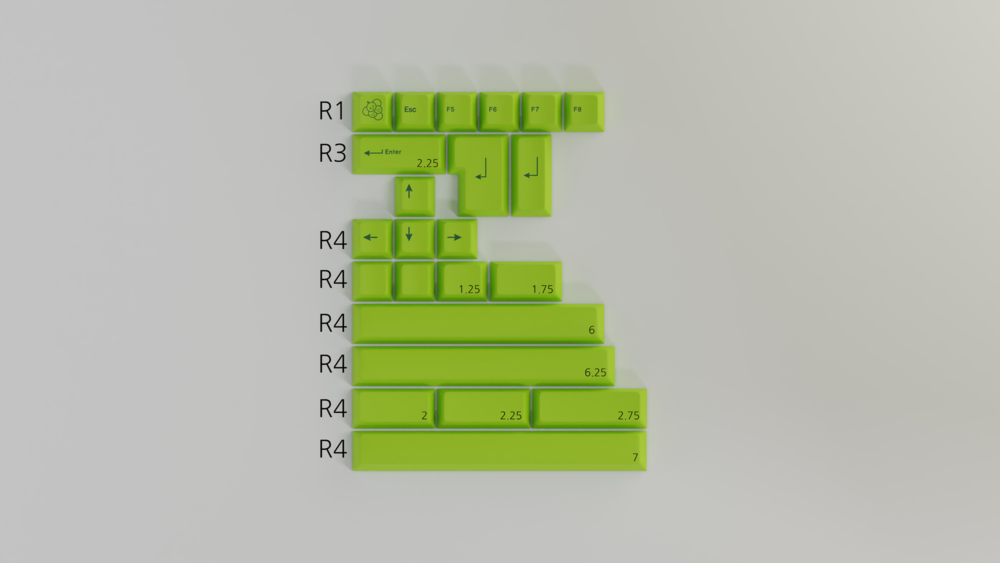 ePBT Soju Keycaps