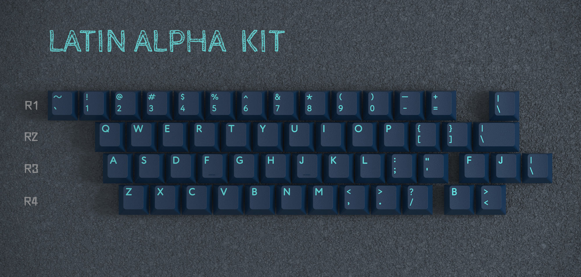 PBTFans Deep Sea Predator Keycaps