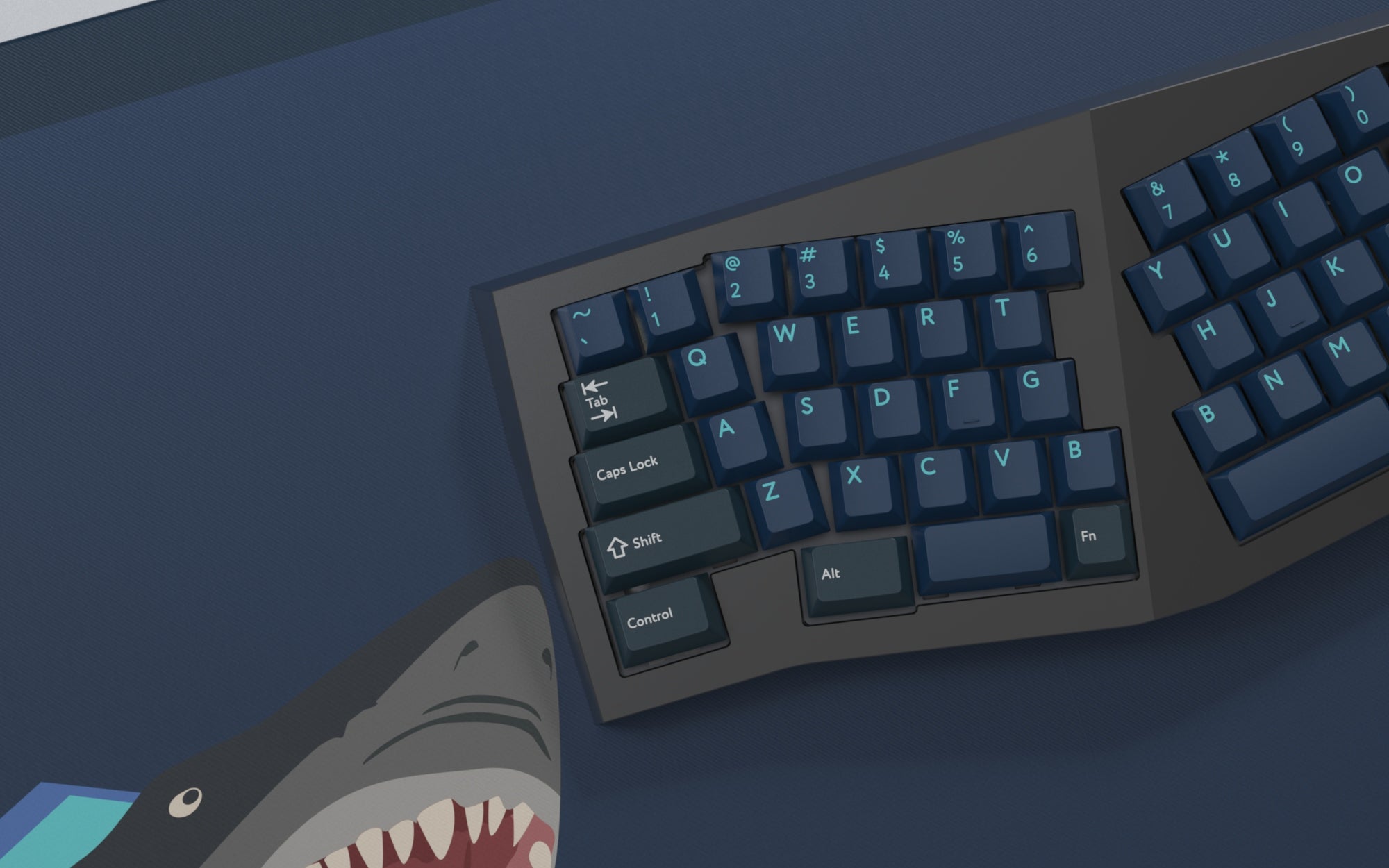 PBTFans Deep Sea Predator Keycaps