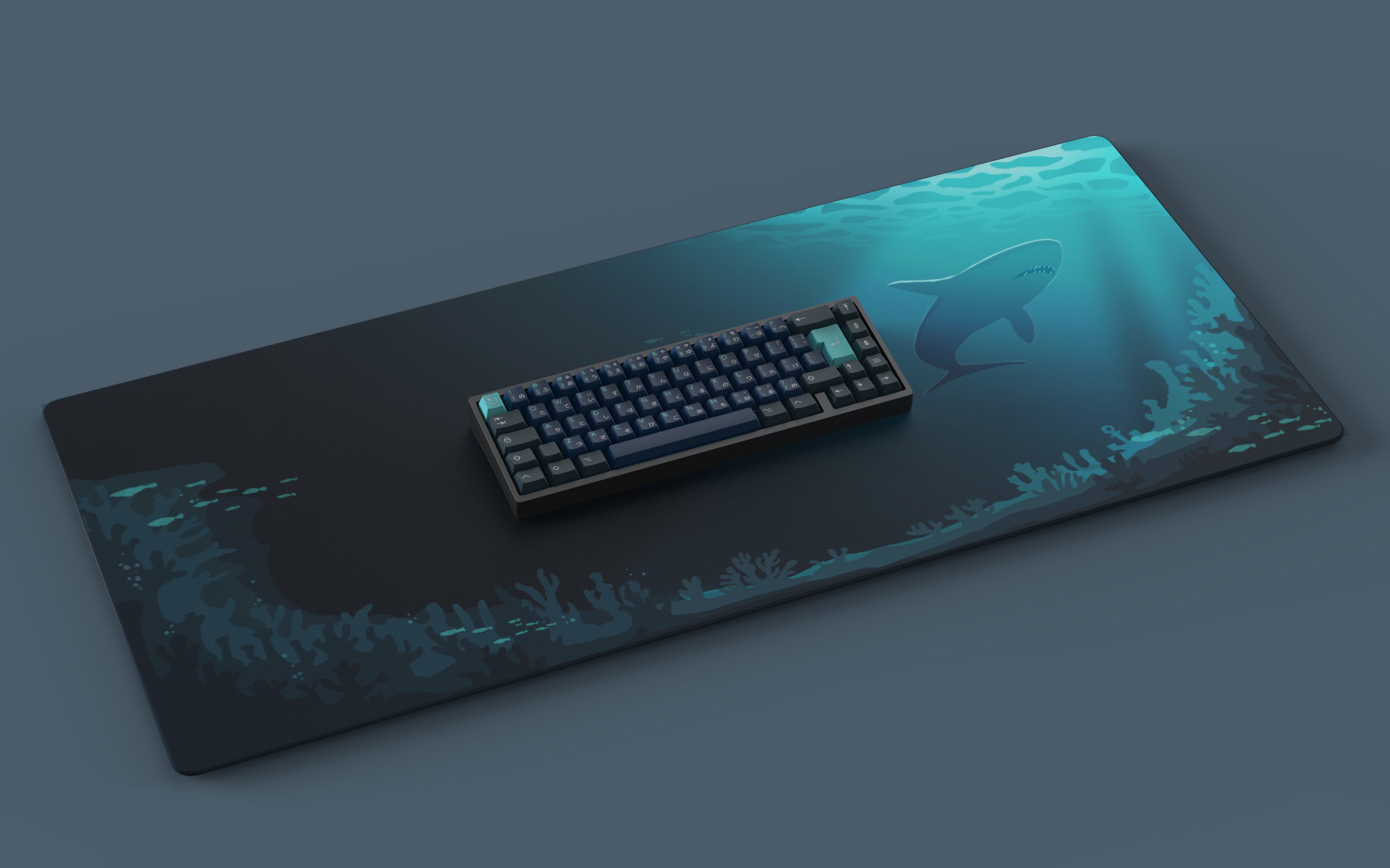 Deskmat -  PBTFans Deep Sea Predator [Group Buy]