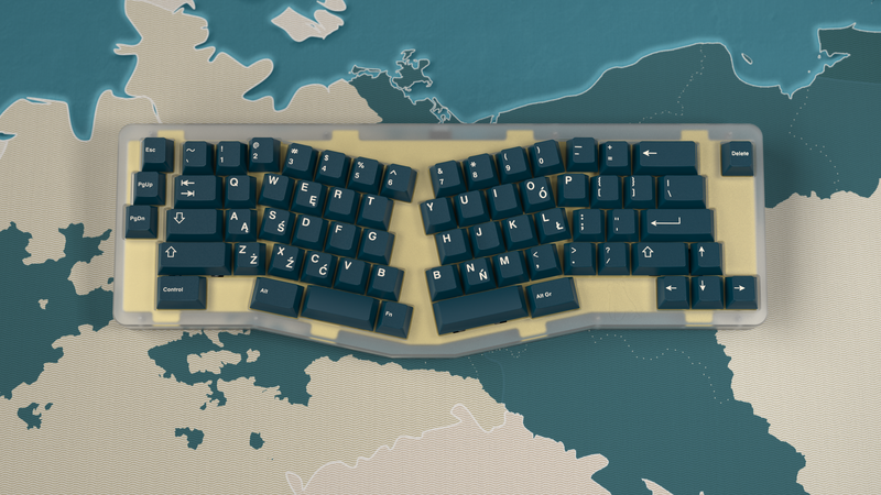GMK Prussian Blue