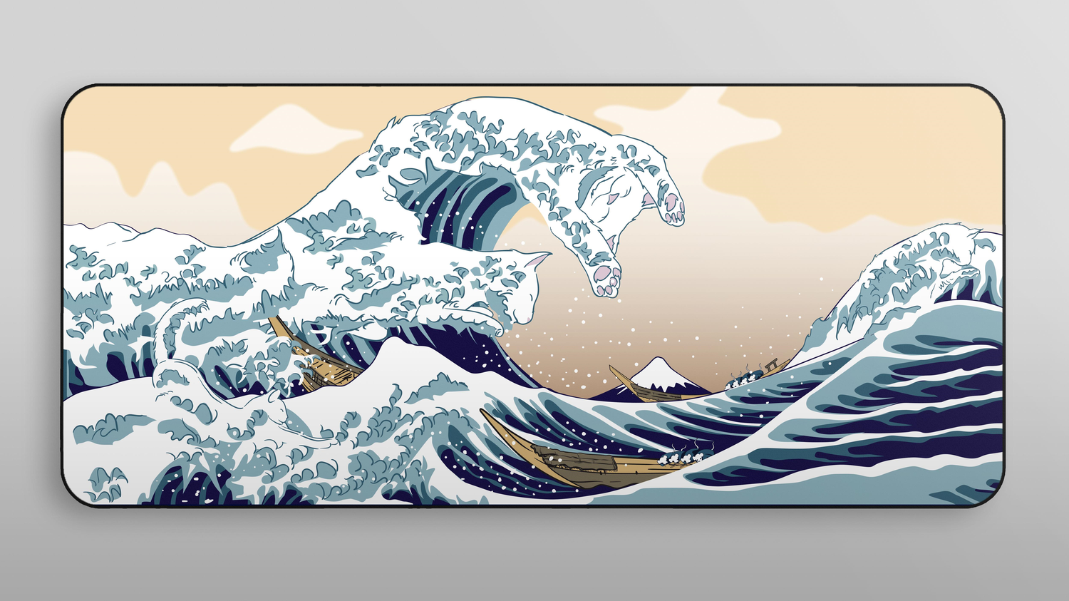 Deskmat - KAT Great Wave