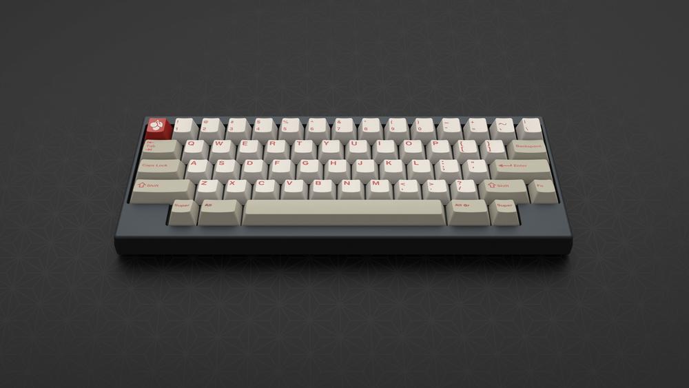 GMK CYL Red Alert Keycaps