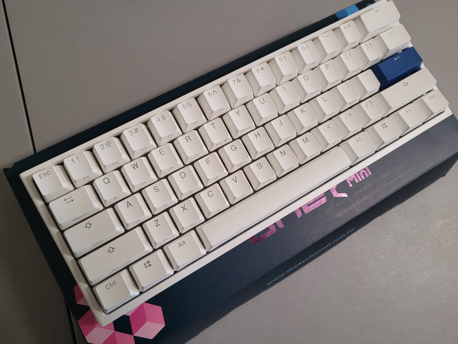 Ducky One 2 Mini RGB White - Kailh Box Pink Switches (OPEN BOX)