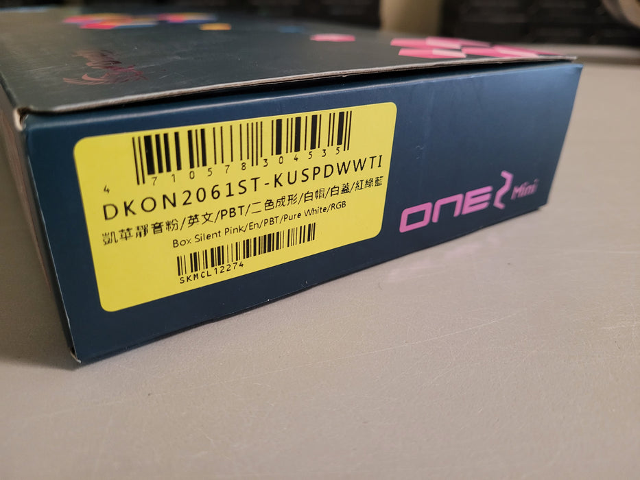 Ducky One 2 Mini RGB White - Kailh Box Pink Switches (OPEN BOX)