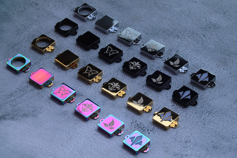 JRIS75 Keyboard - Addons Brass PVD Badges [Group Buy]