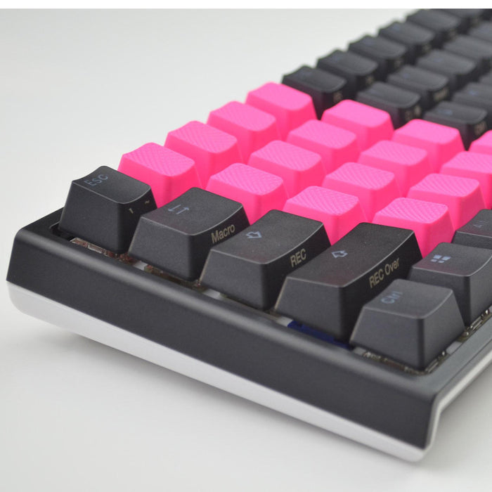 Rubber Keycap Set (18) - Neon Pink