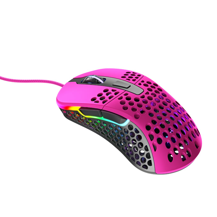 Xtrfy M4 Gaming Mouse (Pink) - Deskhero.ca