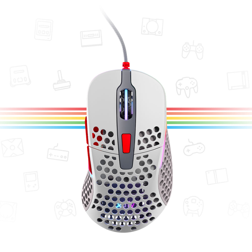 Xtrfy M4 Gaming Mouse (Retro) - Deskhero.ca