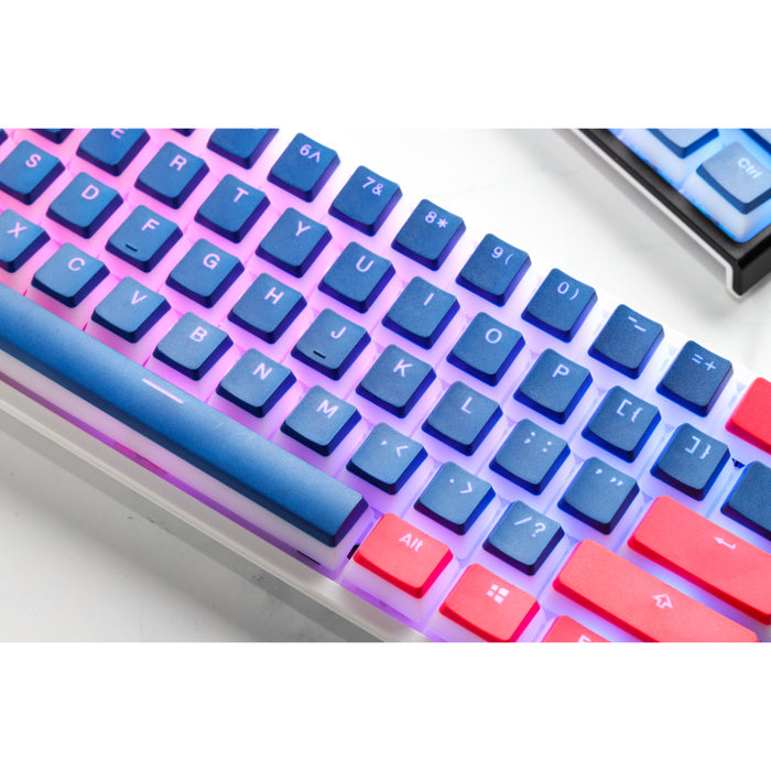 Ducky Pudding Blue Alpha PBT Keycap set