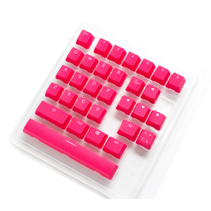Ducky Rubber Gaming Keycap set - Red - 31pcs