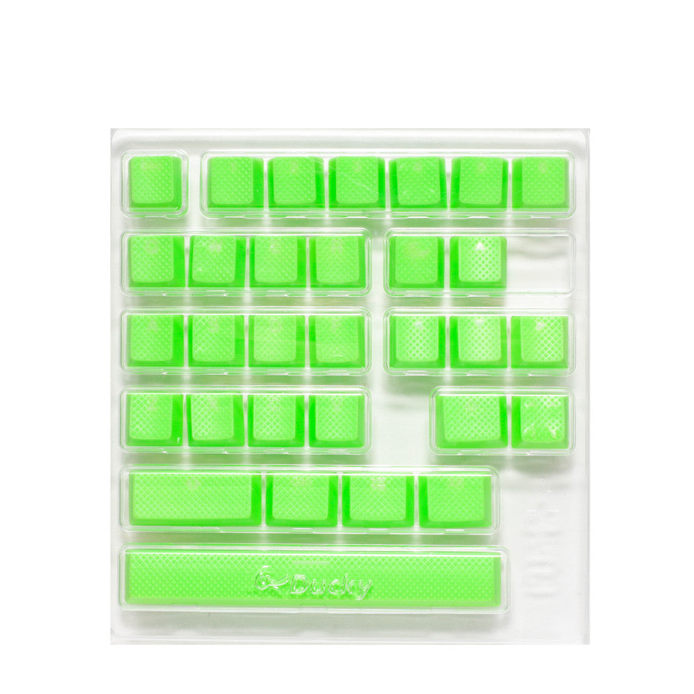 Ducky Rubber Gaming Keycap set - Green - 31pcs