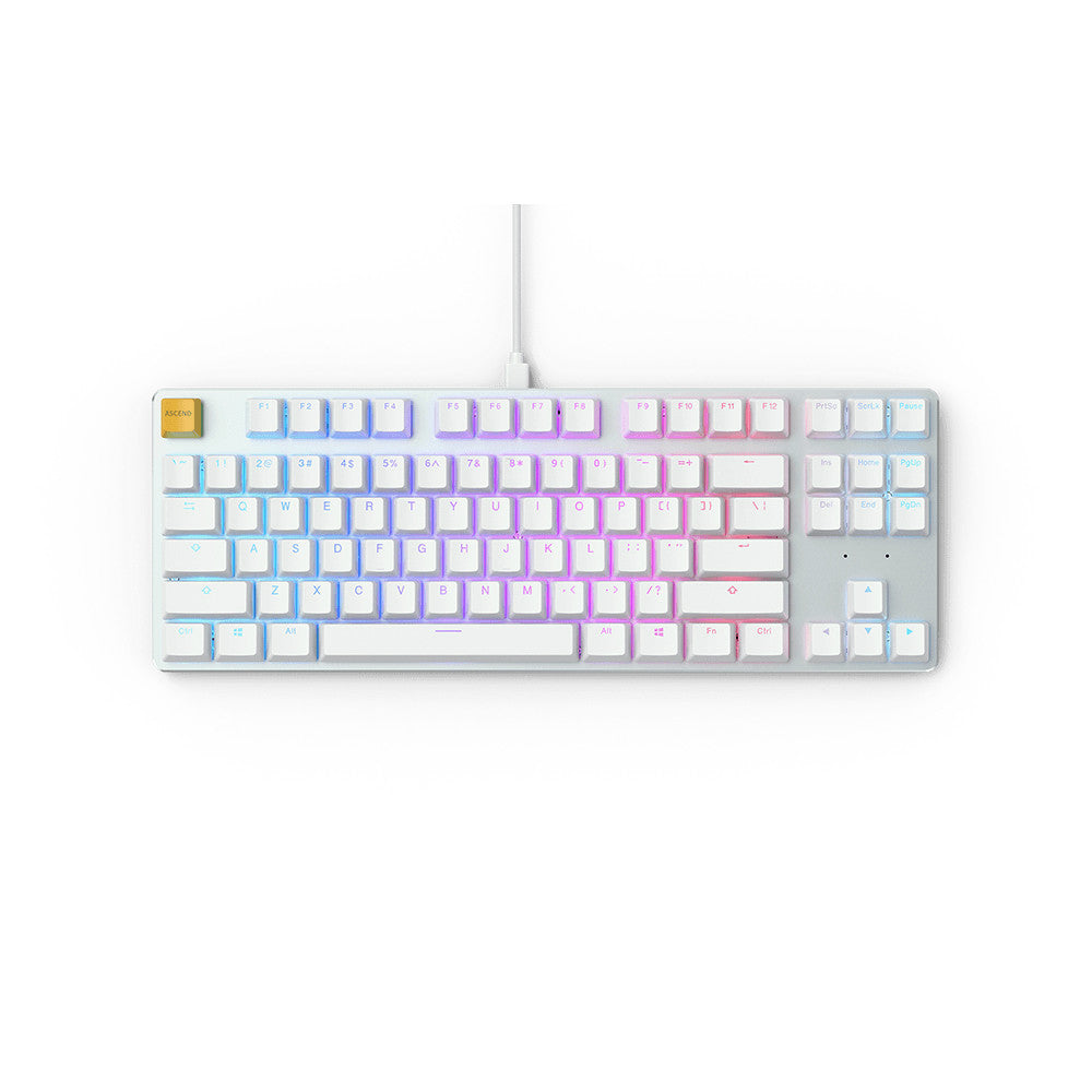 Glorious GMMK TKL White Ice Mechanical Keyboard