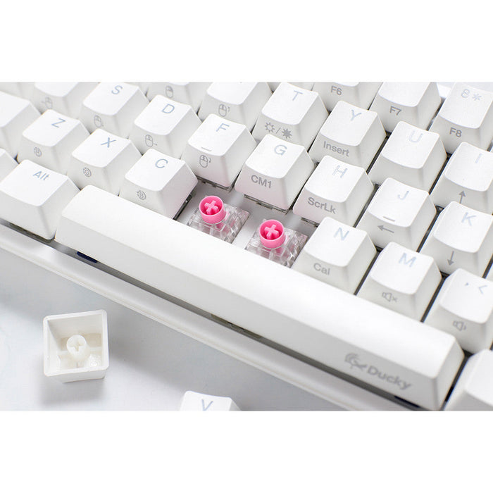 Ducky One 2 Mini RGB White - Kailh Box Pink Switches (OPEN BOX)