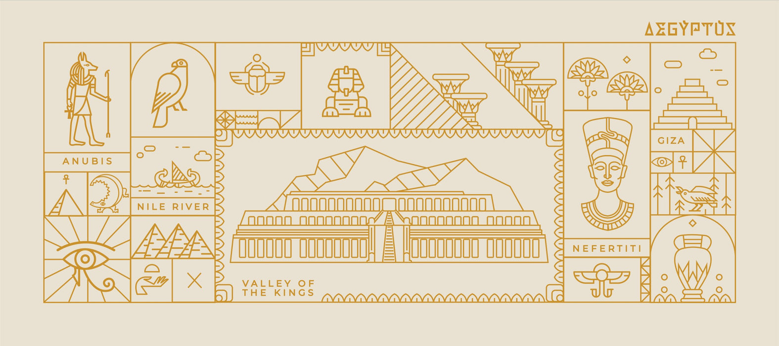 Deskmat - GMK Aegyptus [Group Buy]