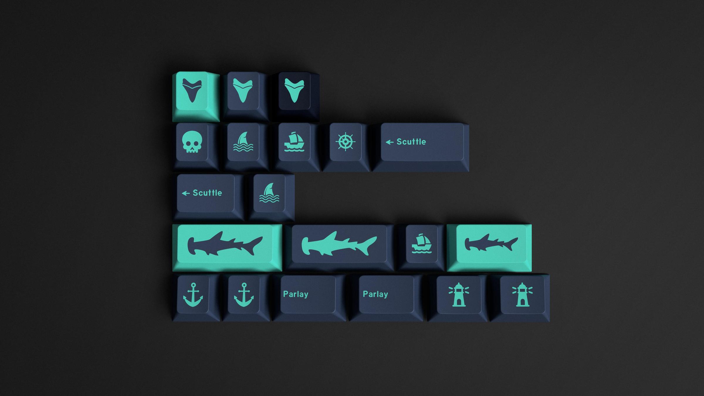 GMK CYL Hammerhead Keycaps