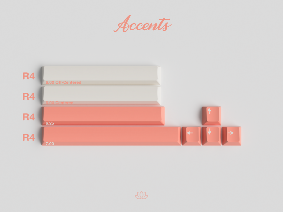 GMK Peaches n Cream Lite Keycaps