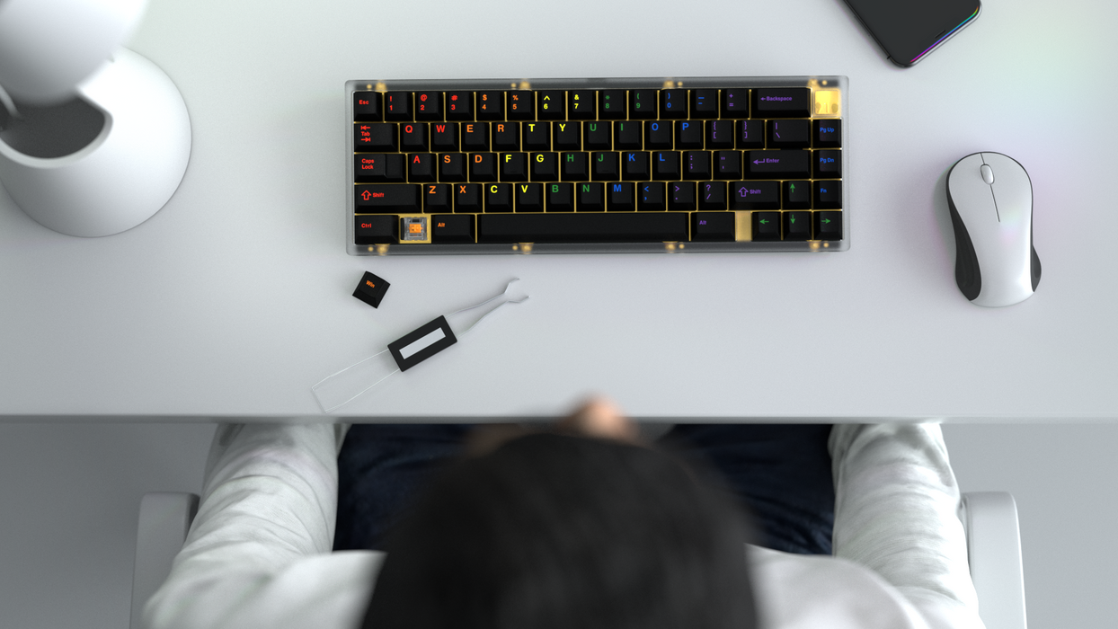 GMK Midnight Rainbow