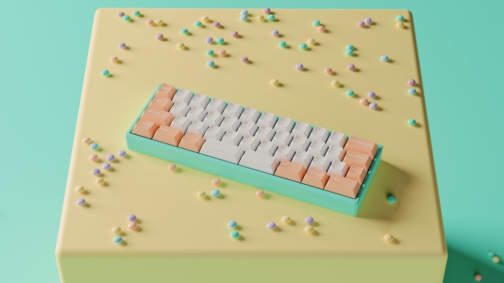 Infinikey Pastel PBT Keycaps