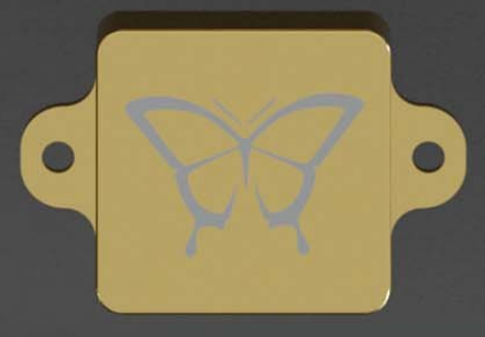 JRIS75 Keyboard - Addons Brass PVD Badges [Group Buy]