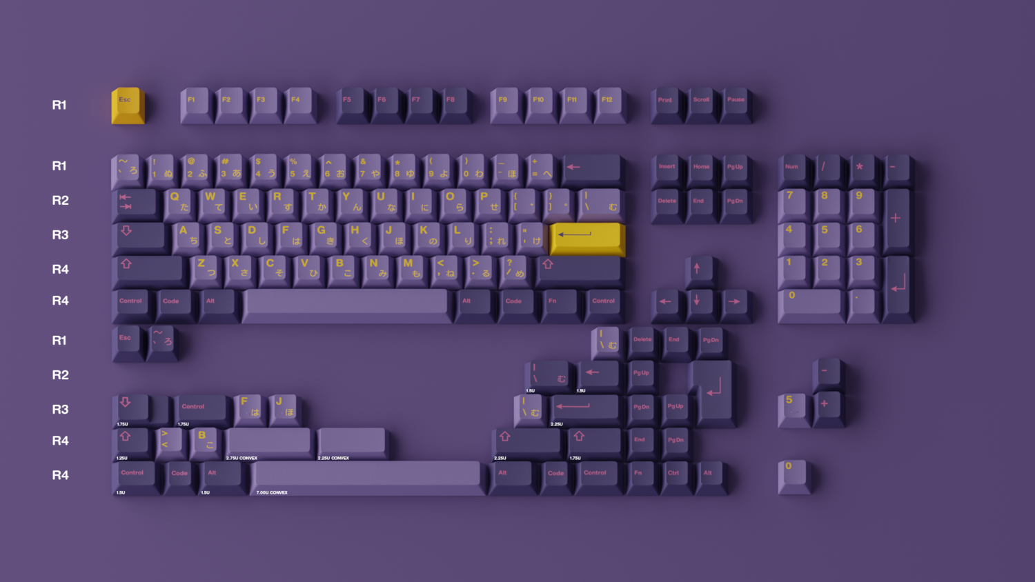 GMK CYL Monarch Keycaps