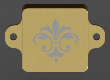JRIS75 Keyboard - Addons Brass PVD Badges [Group Buy]