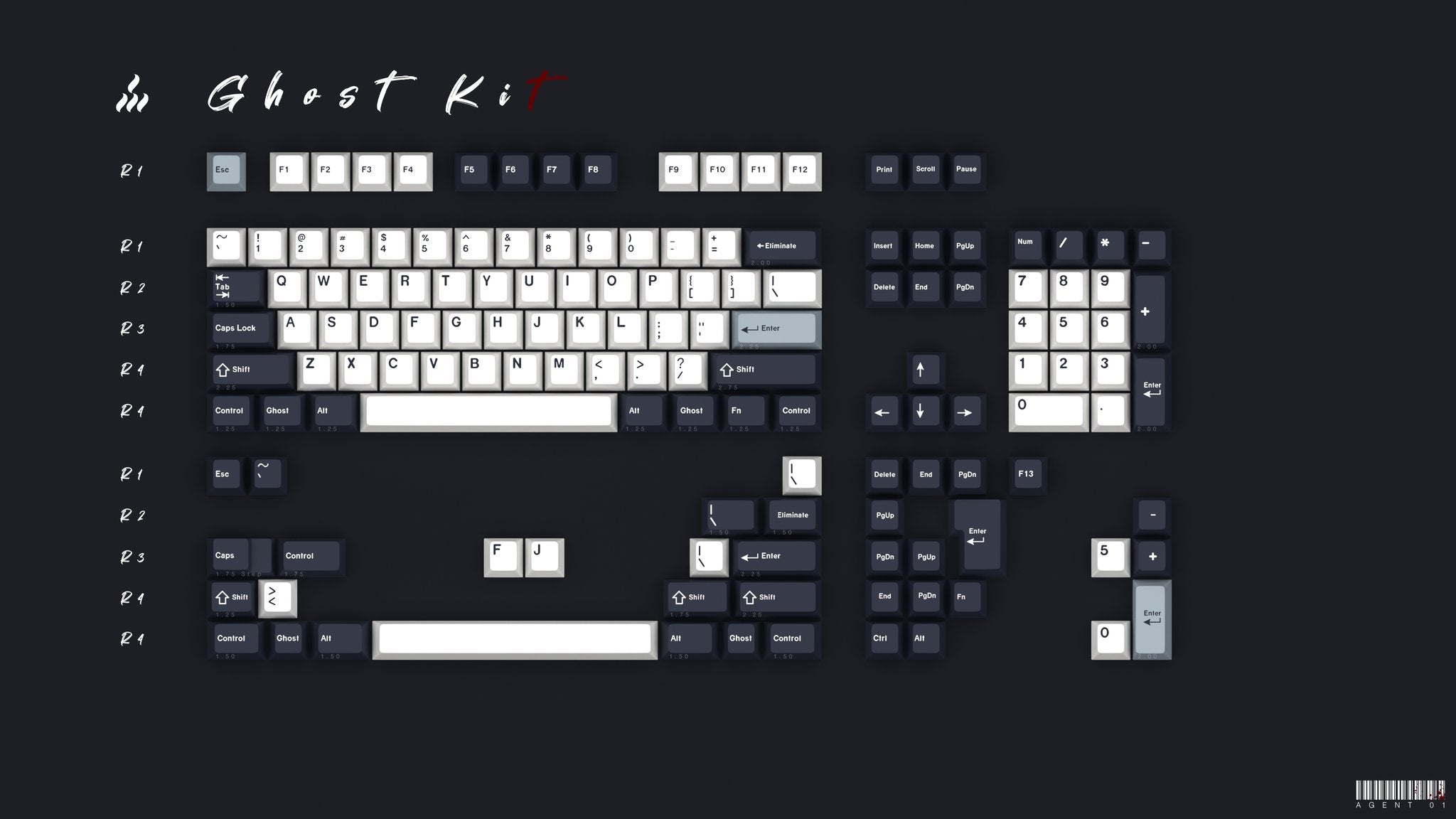 GMK CYL Agent 01 Keycaps