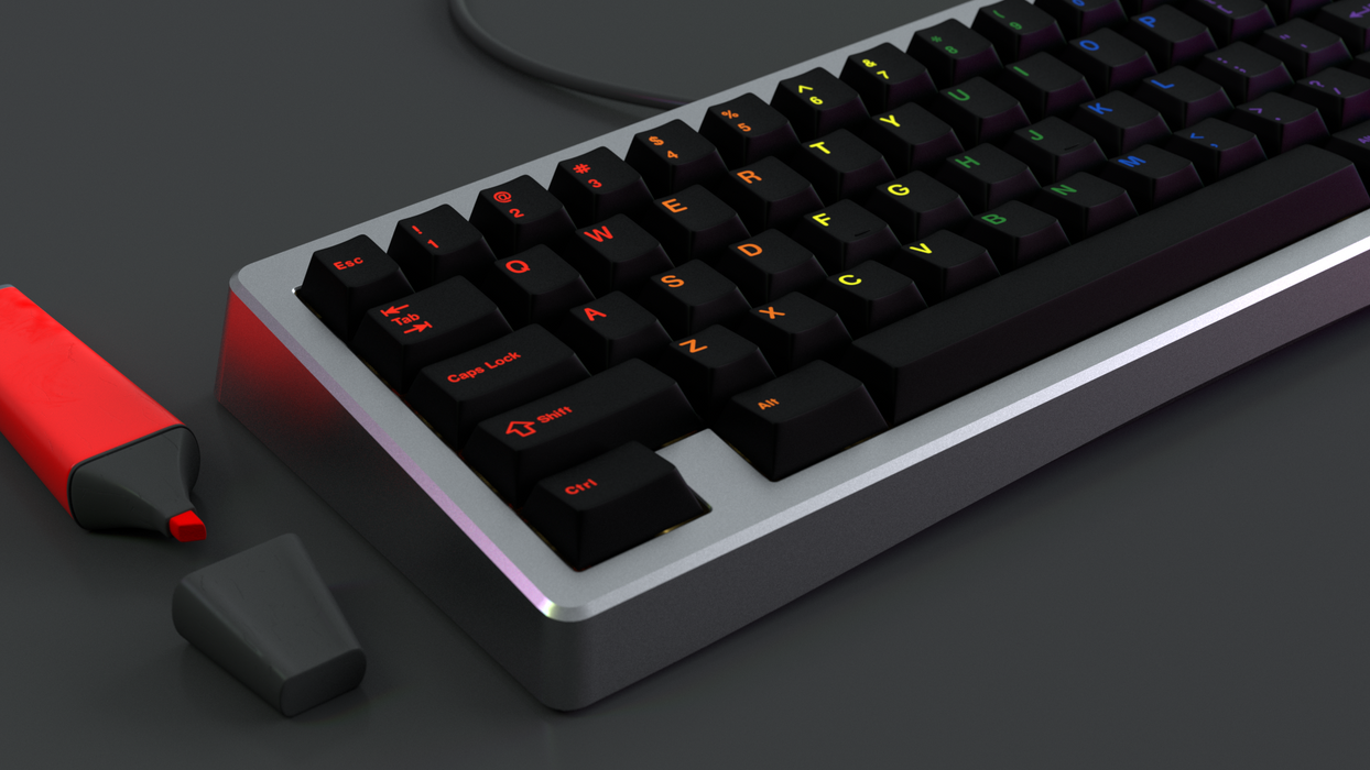 GMK Midnight Rainbow