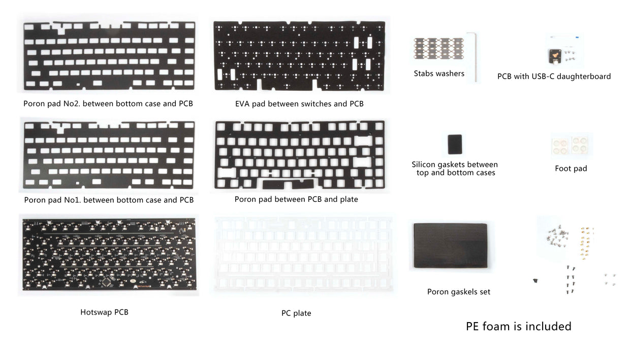 Bubble 75 Mechanical Keyboard - Addons