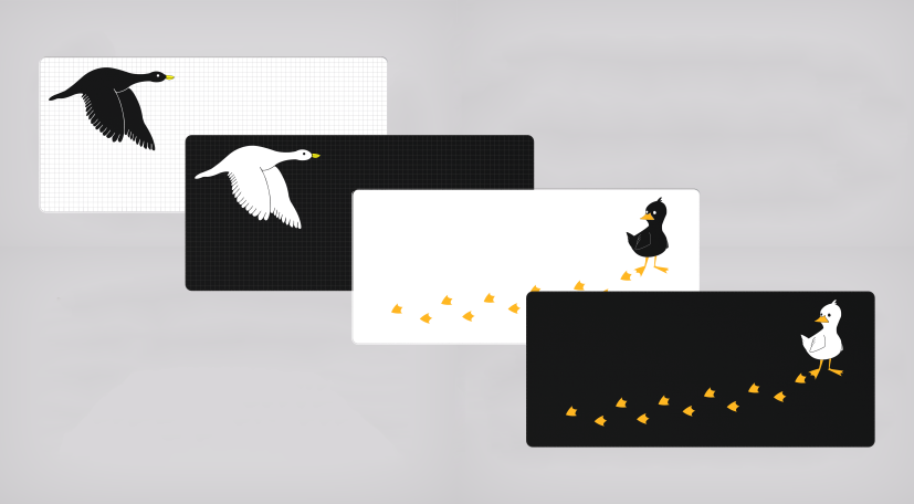 Deskmat - Duckmat (Gridlines) [Group Buy]
