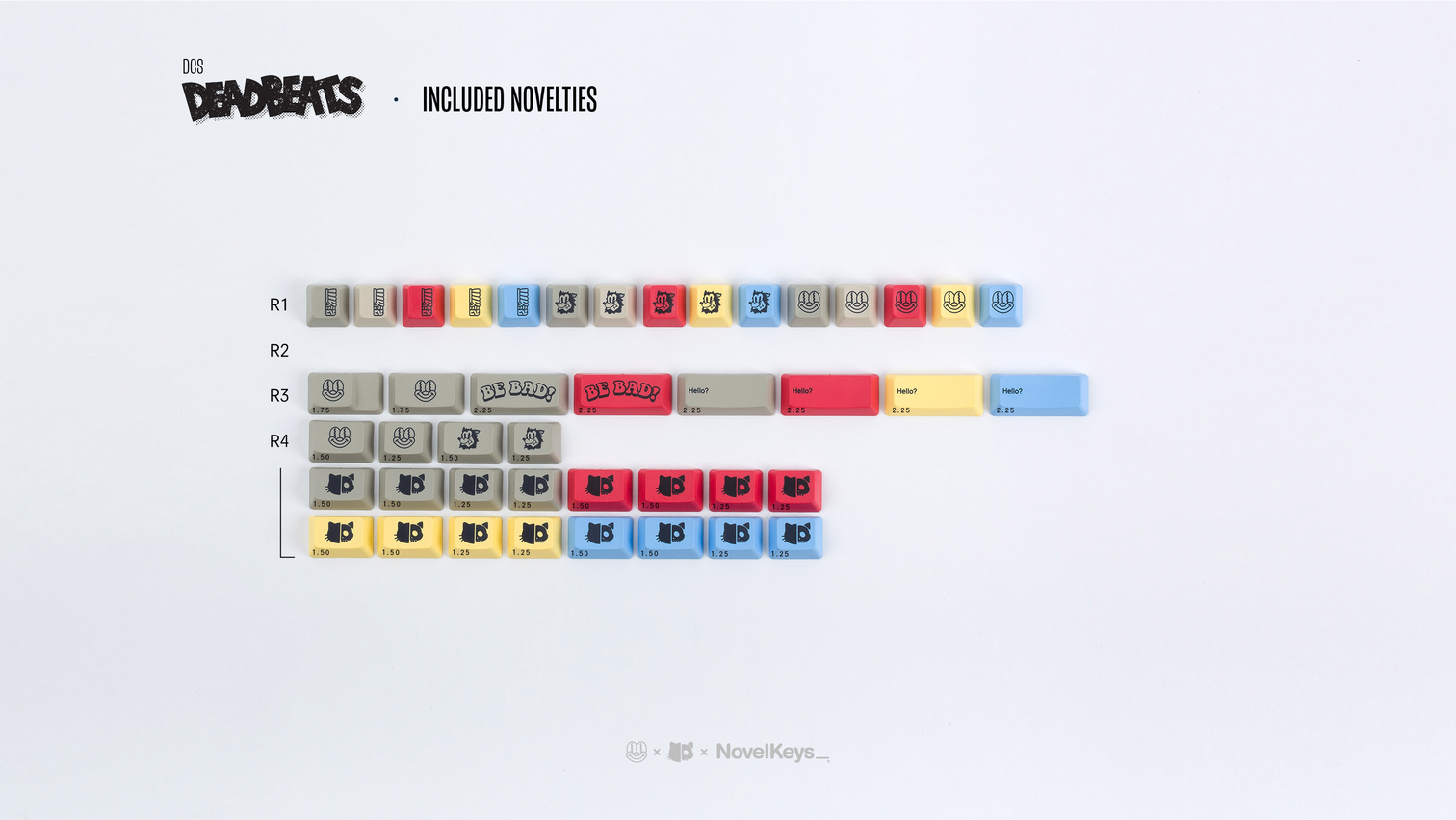 DCS Deadbeats Keycaps