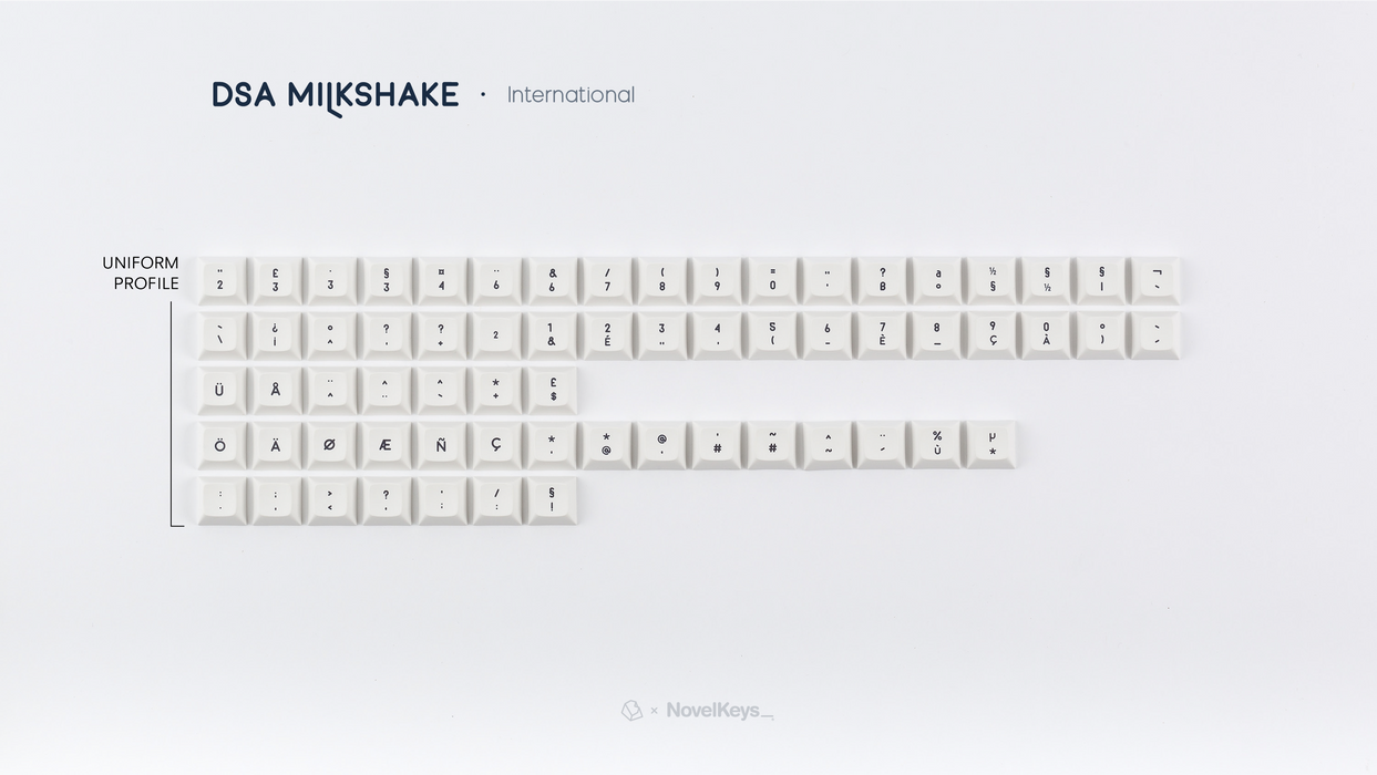 DSA Milkshake Keycaps