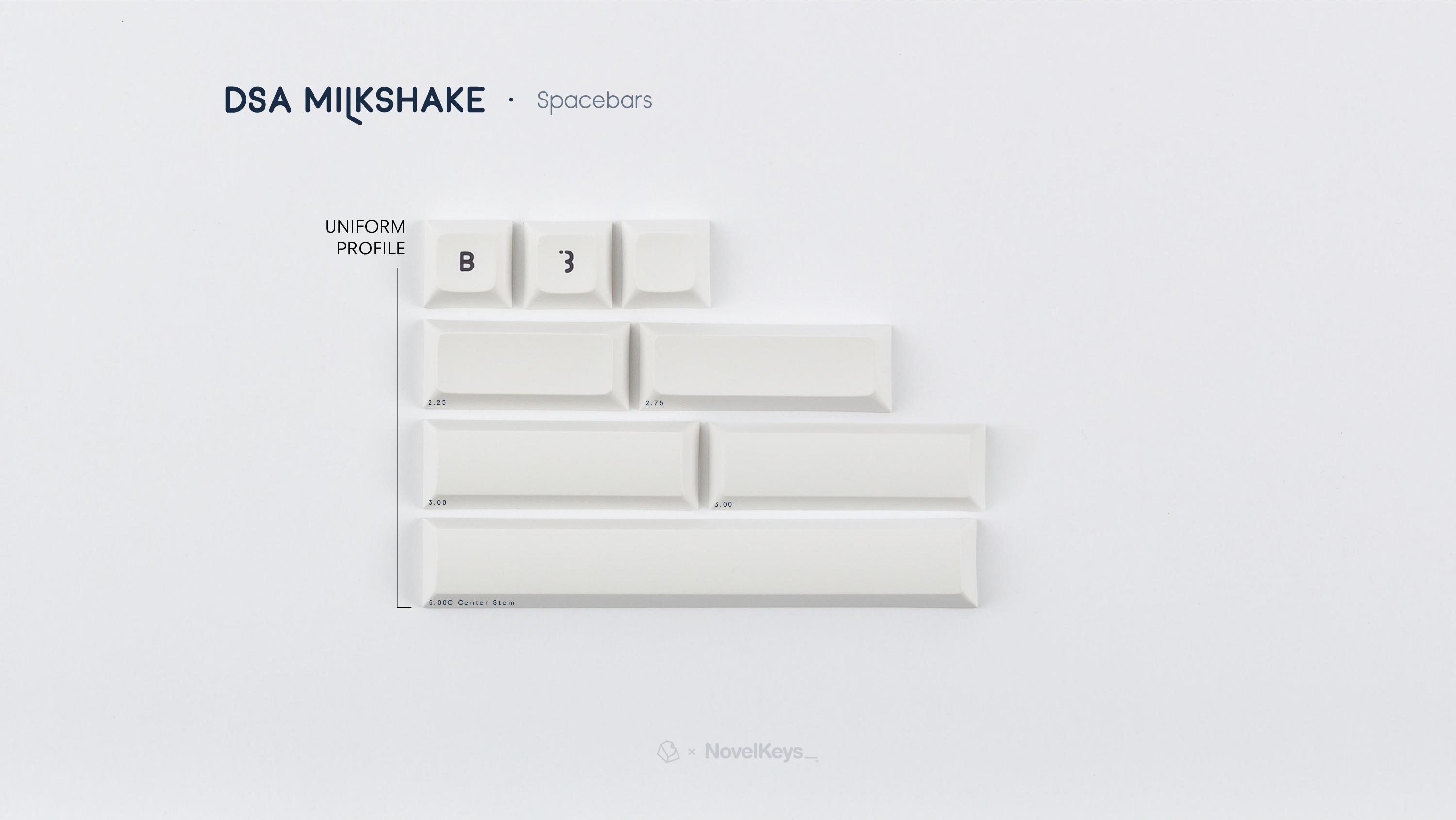 DSA Milkshake Keycaps