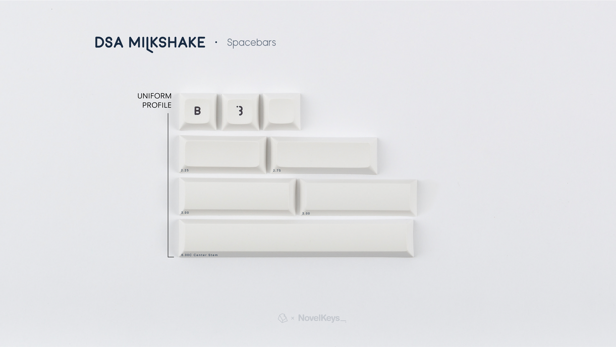 DSA Milkshake Keycaps