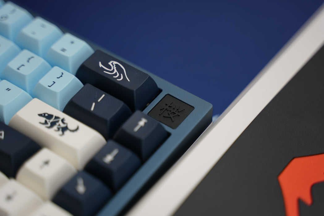 Fuji 65v2 Swirl Keyboard - Mizu Wave