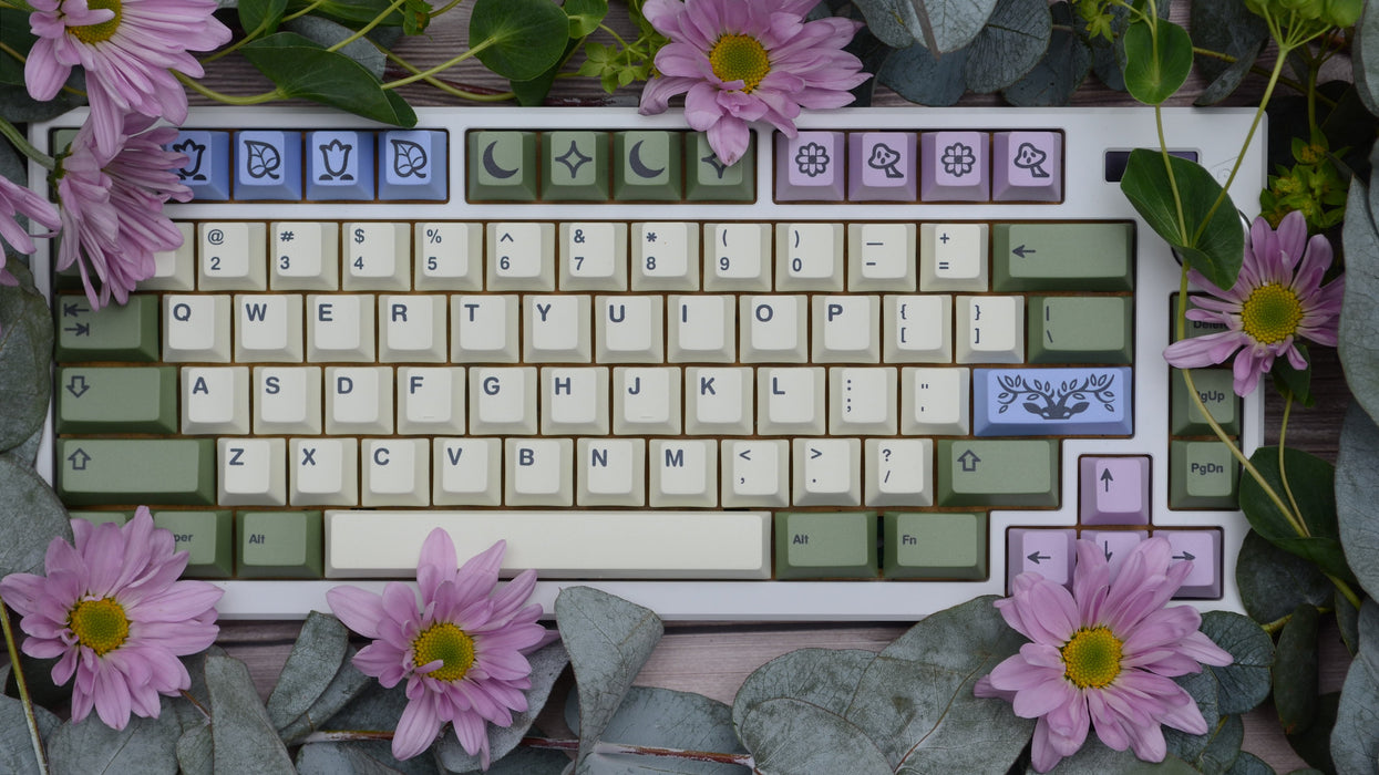NicePBT Enchanted Forest Keycaps