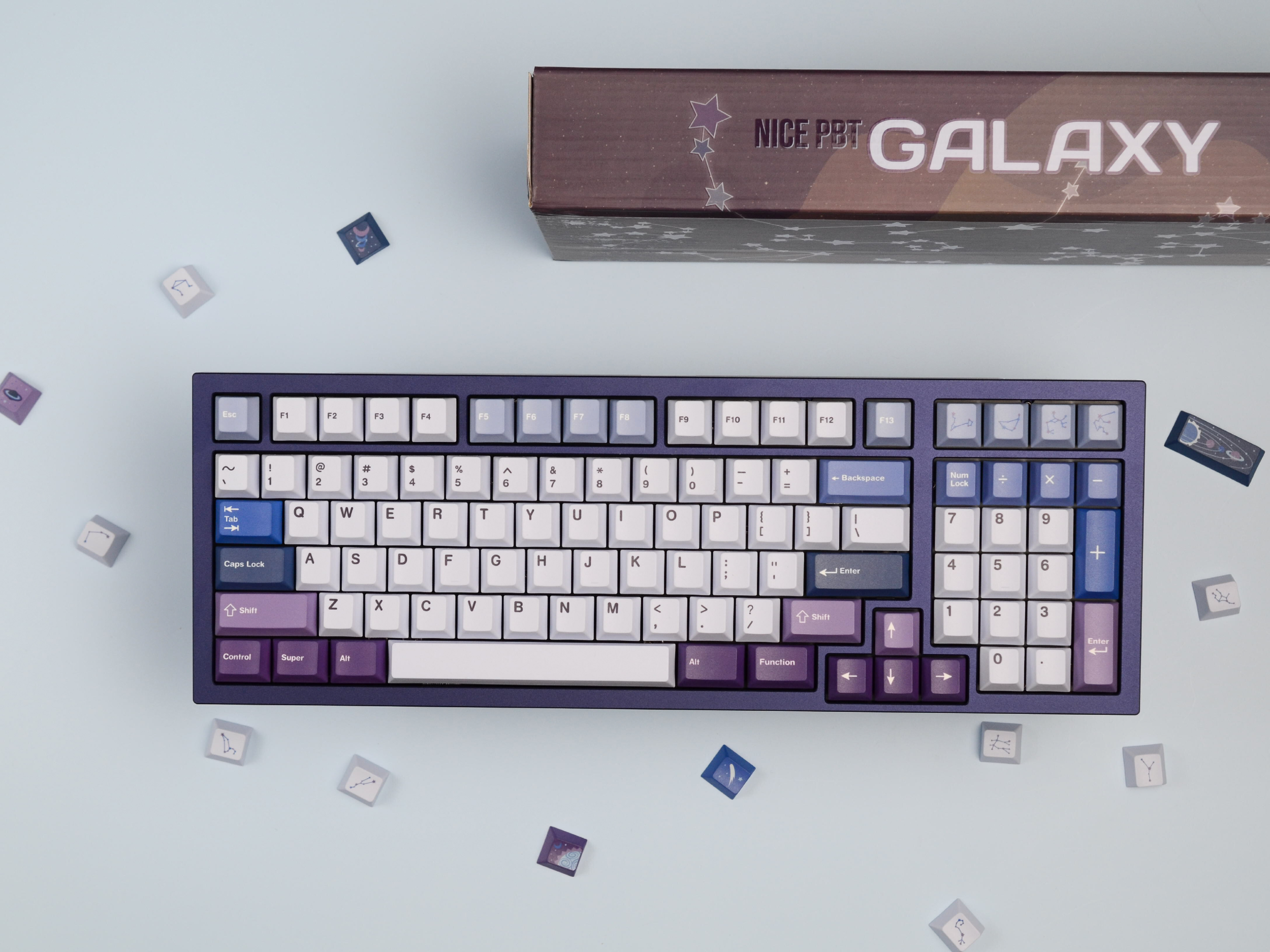 NicePBT Galaxy Keycaps