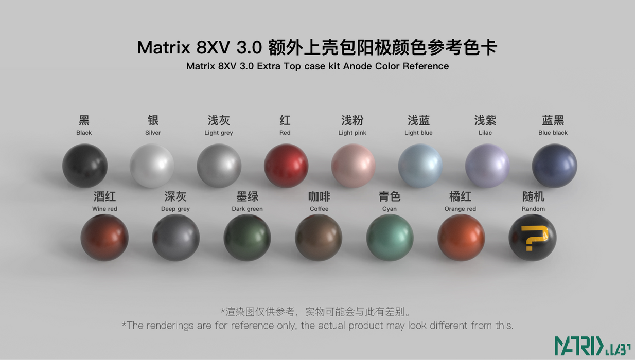 Matrix 8XV 3.0 "Eye" Keyboard - Hotswap Kit