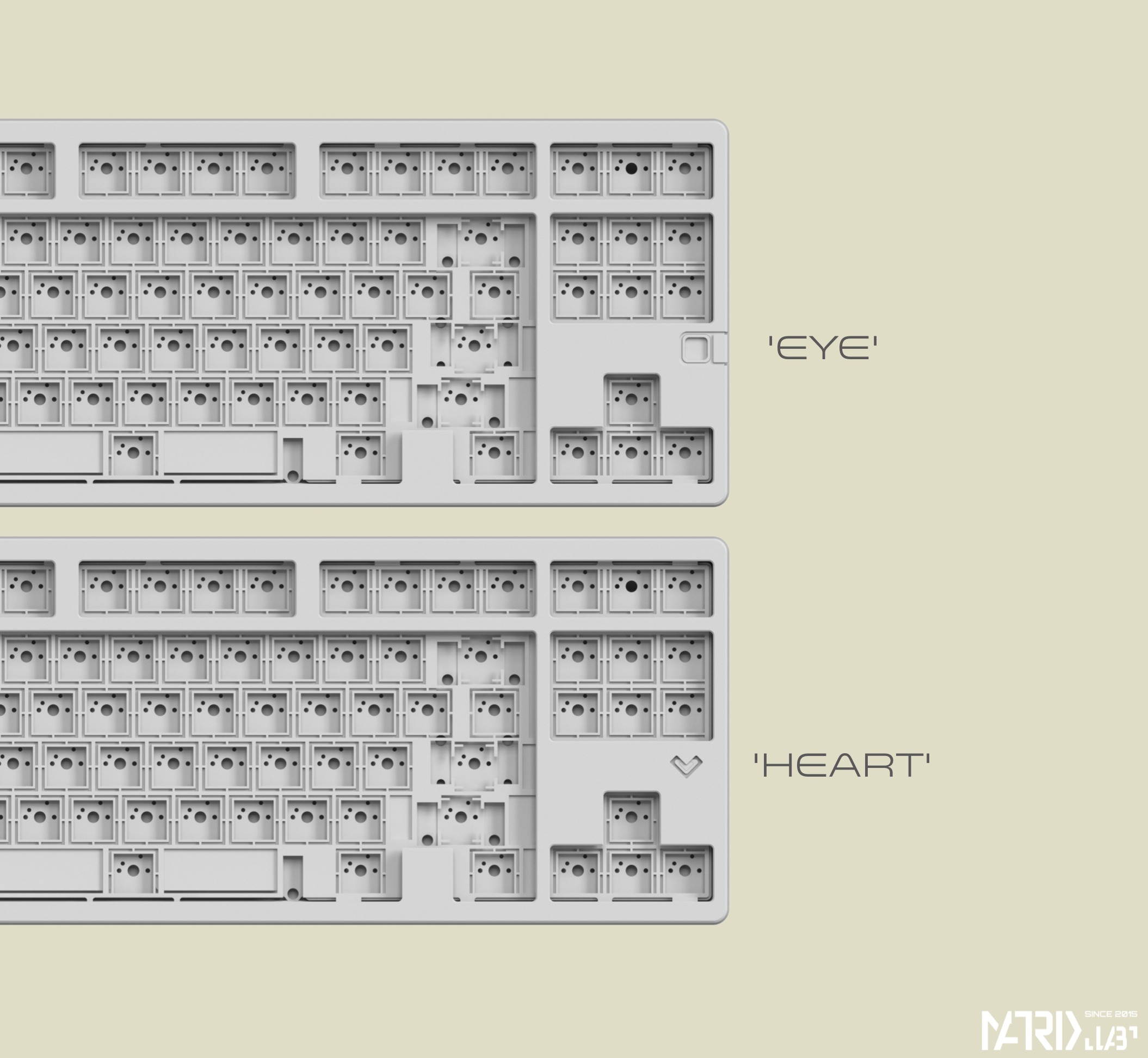 Matrix 8XV 3.0 "Eye" Keyboard - Solder Kit