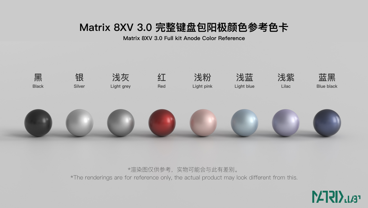 Matrix 8XV 3.0 "Eye" Keyboard - Hotswap Kit