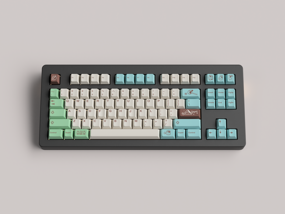 PBT Islander - Extras - Deskmat Bundle!