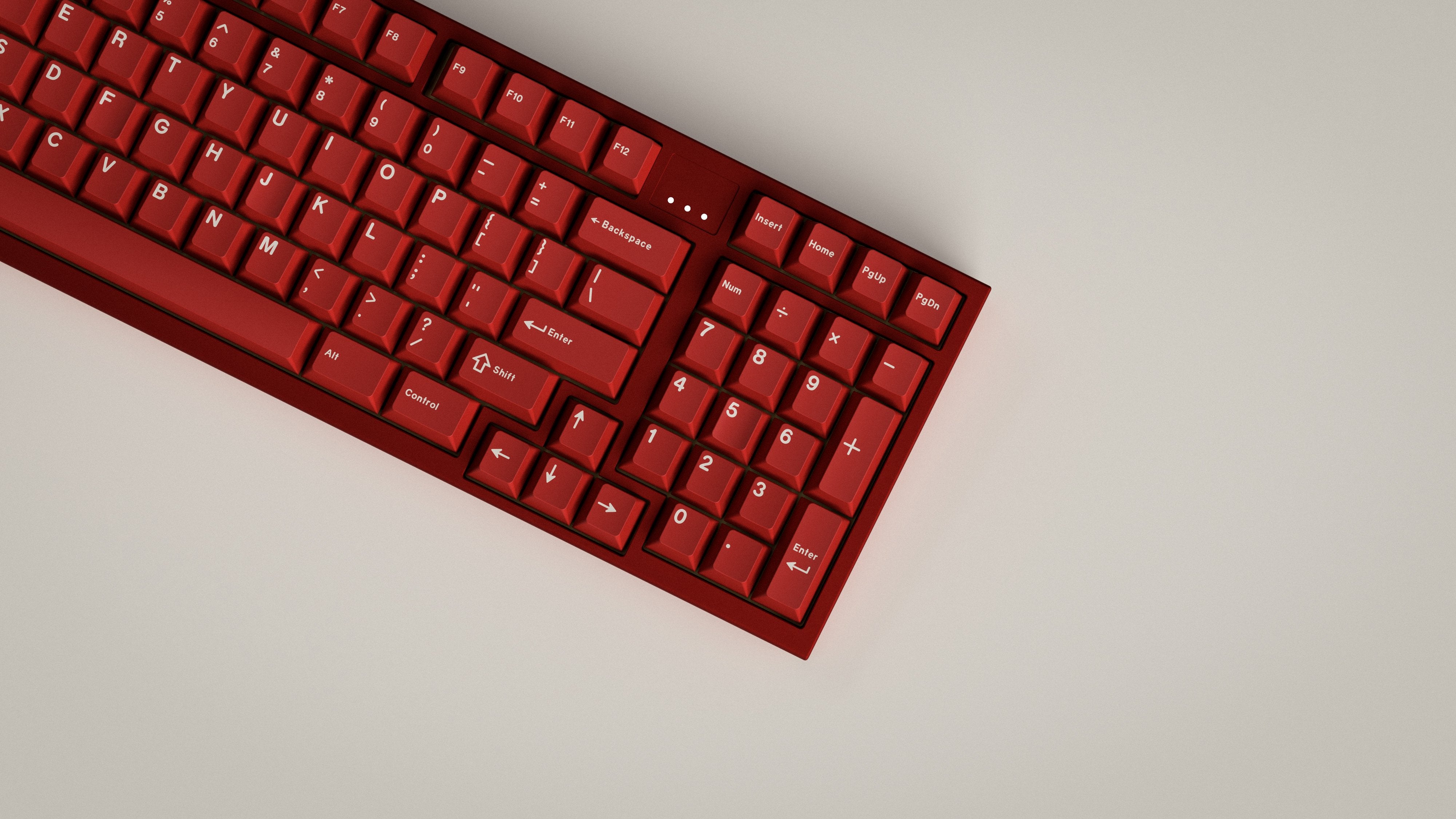 GMK CYL Classic Red Keycaps