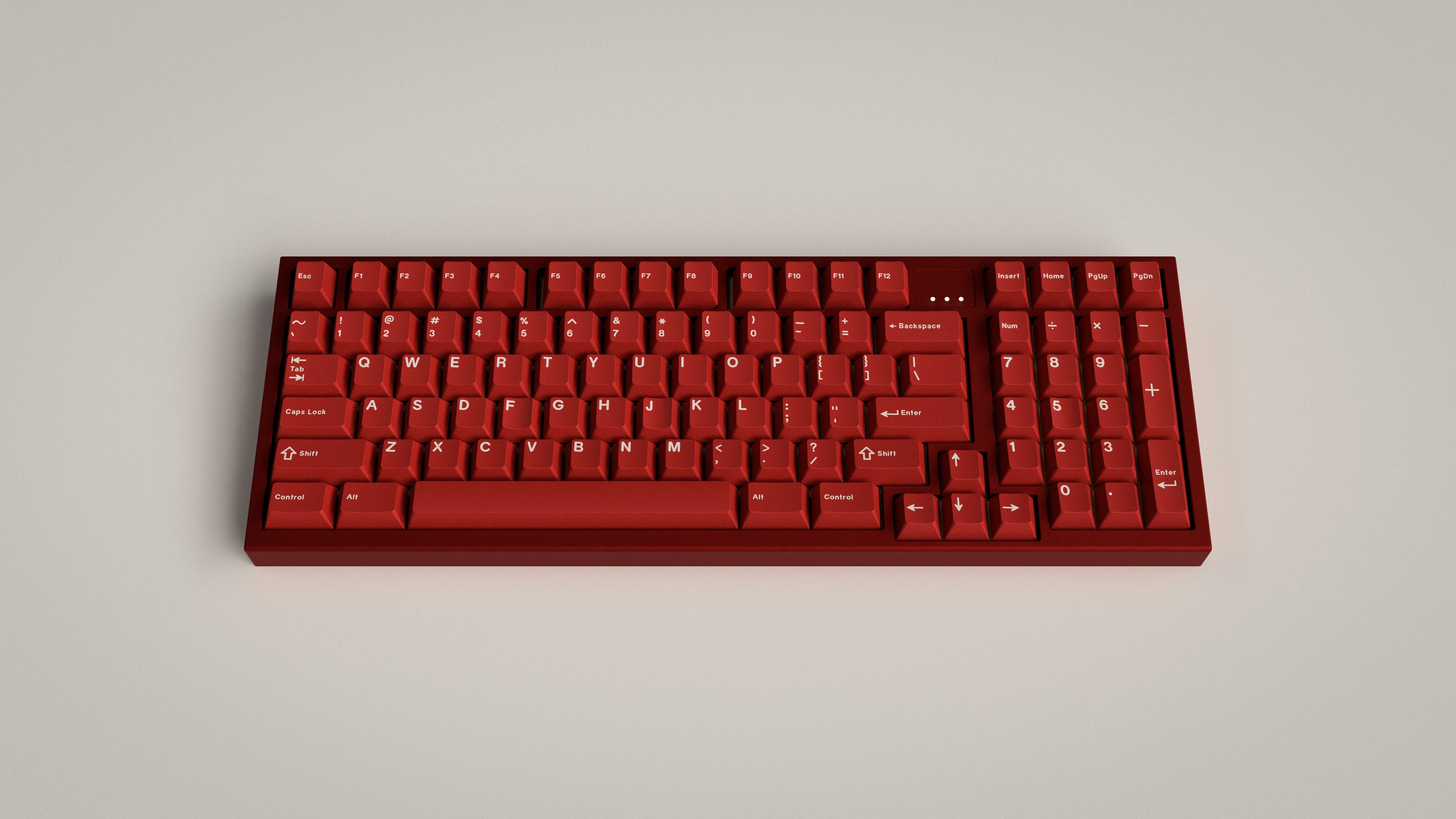 GMK CYL Classic Red Keycaps