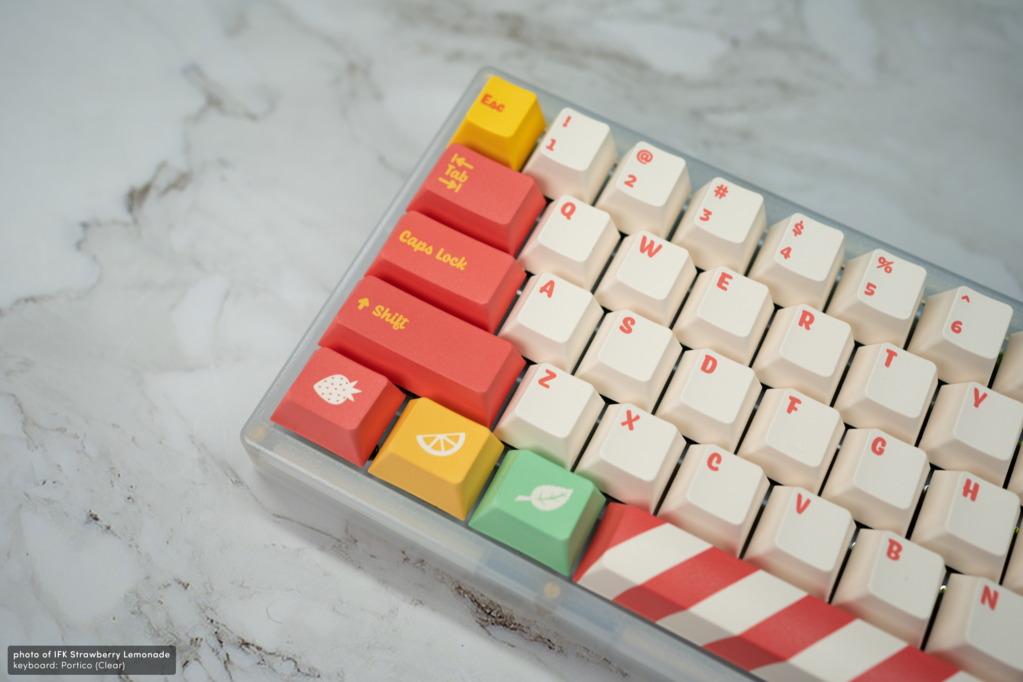 Infinikey Strawberry Lemonade Keycaps