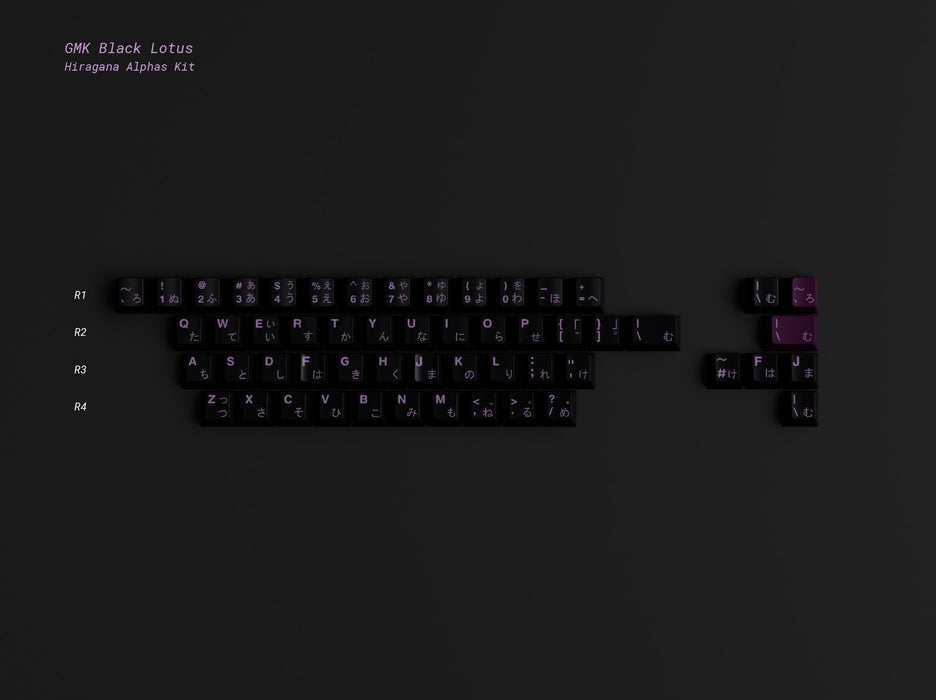 GMK Black Lotus Keycaps
