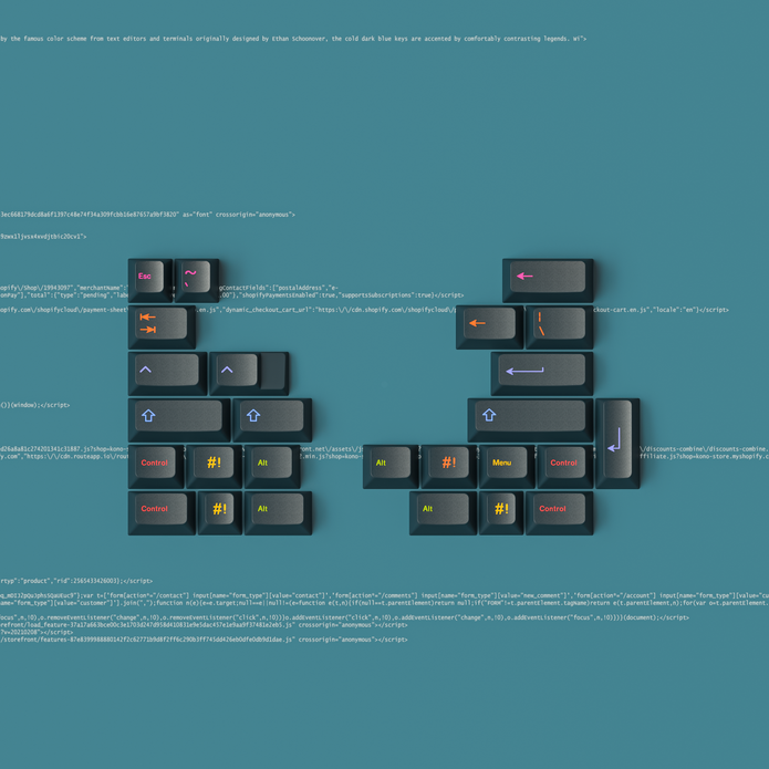 KDS Solarized Dark Keycaps