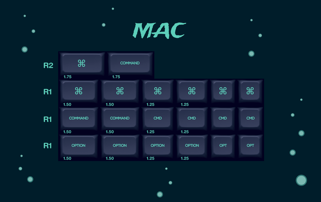 KAT Atlantis Keycaps